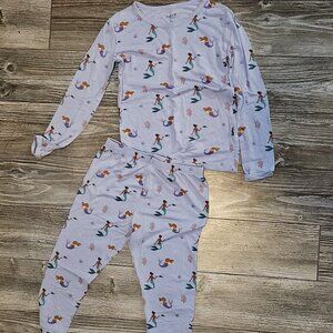 Kyte BABY Purple Mermaid Pajama Set